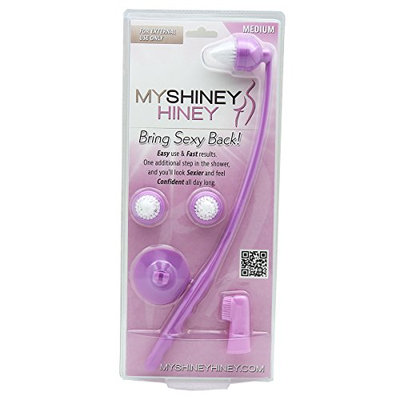 My Shiney Hiney Medium Bristle Cleansing Brush Set - Violet