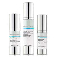 MD Formula P.H.D Lift and Firm Collagen Facial Serum and overnight Eye Regenerator