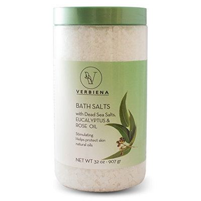 Dead Sea Salt With Eucalyptus & Rose Essential Oil Epsom Bath Salt With Dead Sea Salt Minerals