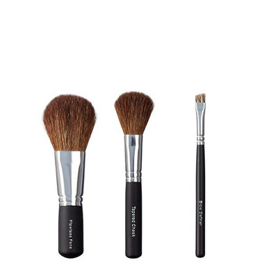 ON&OFF Trio Flawless Face/Tapered Cheek and Brow Definer Brush