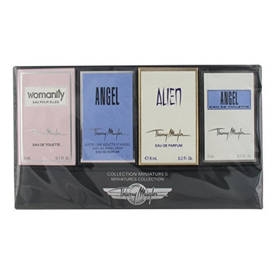 Thierry Mugler Miniatures Collection 4 Piece Mini Gift Set for Women