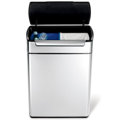 Simplehuman simplehuman Stainless Steel Touch-bar Recycle Can