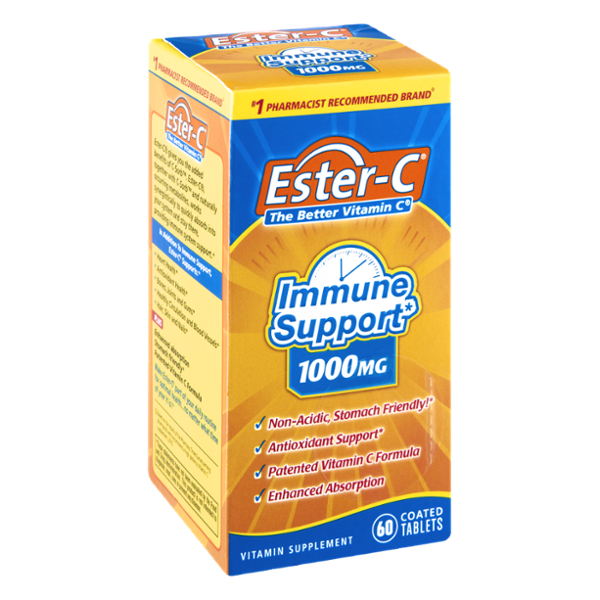 EsterC Immune Support 1000mg Vitamin Supplement 60 CT Reviews 2019