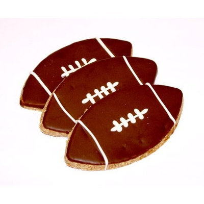 Pawsitively Gourmet Football Cookies for Dogs-Chicken Liver Recipe (Pack of 20)