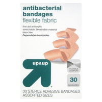 Assorted Sizes Flexible Fabric Bandages 30 ct - up & up™