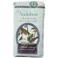 Audubon Premium Shade Grown Coffee Audubon Whole Bean Coffee, Shade Song French Roast, 12 Ounce (Pack of 3)