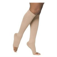 Sigvaris 862CM4O66 860 Select Comfort Series 2030 mmHg Open Toe Unisex Knee Highs 862C Size M4#44; Color Crispa 66