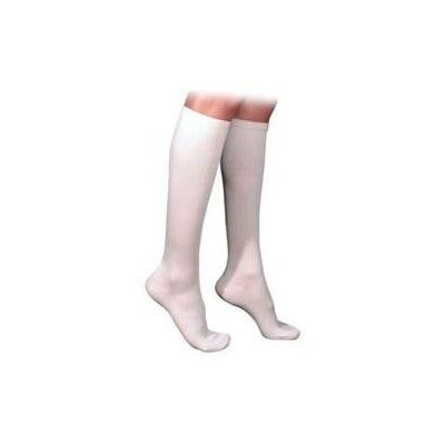 Sigvaris 230 Cotton Series 30-40 mmHg Women's Closed Toe Knee High Sock - Size: M4, Color: Crispa 66