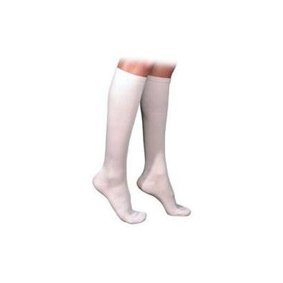 Sigvaris 230 Cotton Series 30-40 mmHg Men's Closed Toe Knee High Sock - Size: L3, Color: Crispa 66