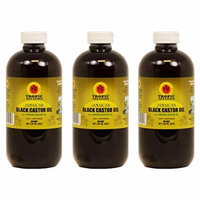 Jamaican Black Castor Oil 8 oz (Pack of 3)