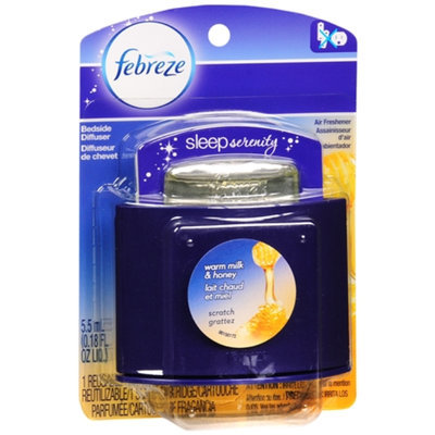 Febreze Sleep Serenity Set & Refresh Warm Milk & Honey Scent Bedside