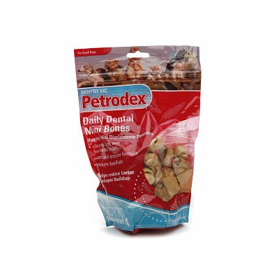 Sentry HC Petrodex Daily Dental Mini Bones for Small Dogs