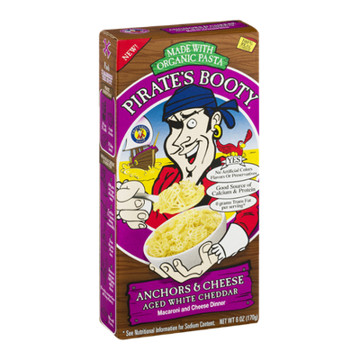 Pirate's Booty Anchors & Cheese Aged White Cheddar