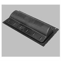 All Glass Aquarium AAG20007 16 in. Incandescent Full Hood Economy - Black