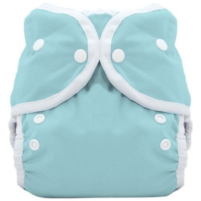 Thirsties Duo Wrap Snap Diaper Cover, Aqua, Size 1