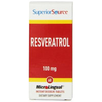 Superior Source Resveratrol Nutritional Supplements, 100 mg, 60 Count