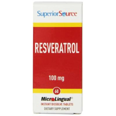 Superior Source Resveratrol Nutritional Supplements, 100 mg, 60 Count