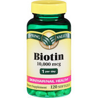 Spring Valley Biotin Softgels