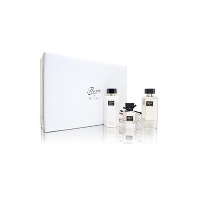 Flora by Gucci Gift Set - 2.5 oz EDT Spray + 3.4 oz Body Lotion + 3.4 Shower Gel