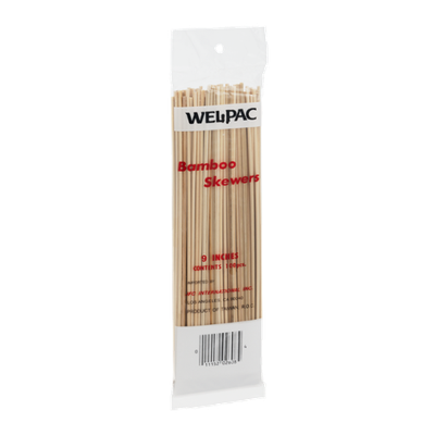 Welpac Bamboo Skewers 9in - 100 CT