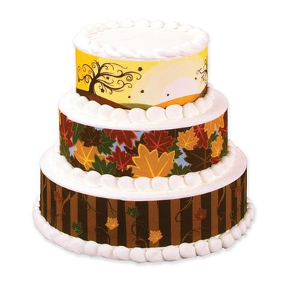 Luck's Lucks Edible Image Autumn Leaves Vrty Prints, 36 pk