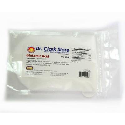 Dr. Clark Glutamic Acid Powder, 1/2 cup
