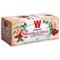 Wissotzky Tea Rose Hip and Hibiscus Tea / Box of 20 bags