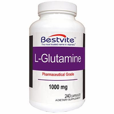 L-Glutamine 1000mg Free Form (240 Capsules)