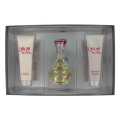 CAN CAN for Women 3 Piece set: 3.4 oz Eau de Parfum Spray + 3.0 oz Body Lotion + 3.0 oz Bath & Shower Gel by Paris Hilton Entertainment