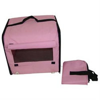 Bestpet Dog Cat Pet Bed House Soft Carrier Crate Cage w/Case LP