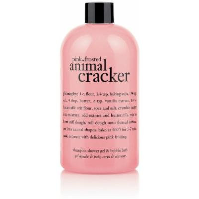 Philosophy Pink Frosted Animal Cracker (Shampoo, Shower Gel and Bubble Bath)16 fl. oz.