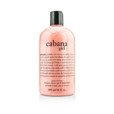 Philosophy Cabana Girl Guava Coconut Shampoo, Shower Gel & Bubble Bath 16 Fl. Oz.