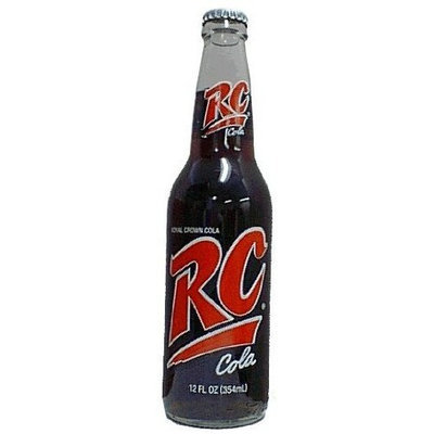 RC Cola Soda 12-pack RC Royal Crown Cola Glass Bottle