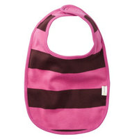 Licensed Kee-ka Organic Bib Pink/Chocolate