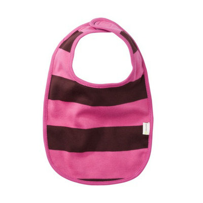 Licensed Kee-ka Organic Bib Pink/Chocolate