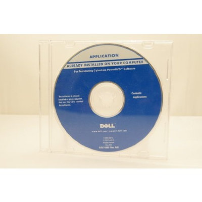 Dell Application Reinstalling Cyberlink PowerDVD Software Install Disc Year: May 2004 Part Number: F4990 Rev. A00 Computer Software Program Install