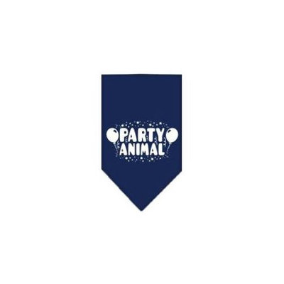 Ahi Party Animal Screen Print Bandana Navy Blue large