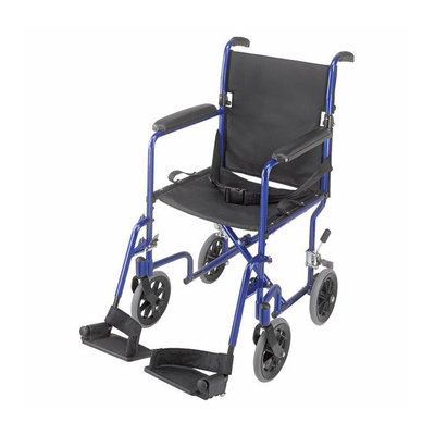 Mabis Briggs Healthcare 19'' Ultra Lightweight Aluminum Transport Chair