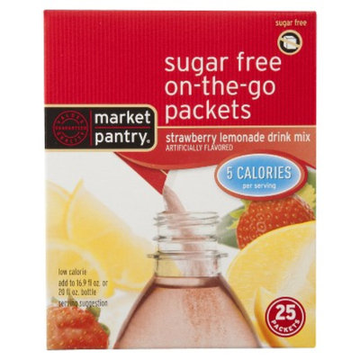 market pantry Market Pantry Sugar Free Strawberry Drink Mix Packets 25-oz.