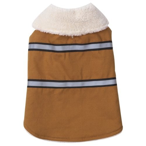 Zack & Zoey Polyester/Cotton Duck Ranch Dog Coat, Large, Camel