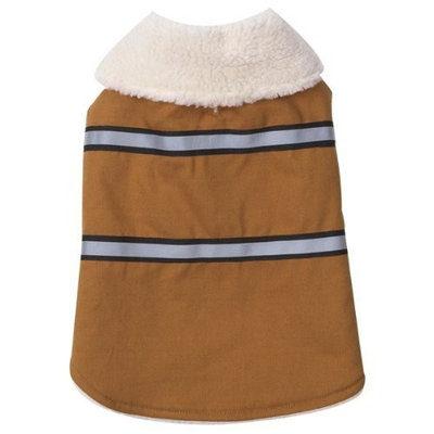 Zack & Zoey Polyester/Cotton Duck Ranch Dog Coat, Large, Camel