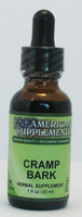 Cramp Bark No Chinese Ingredients American Supplements 1 oz Liquid