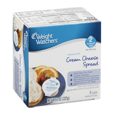 Weight Watchers Cream Cheese Spread Reduced Fat - 8 CT