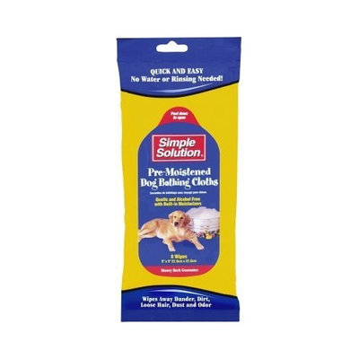 Bramton Simple Solution Pre-Moistened Dog Bathing
