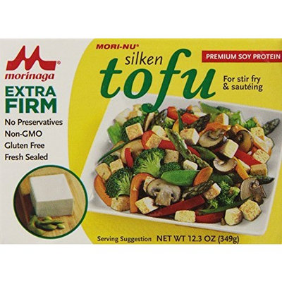 Mori Nu Mori-Nu Tofu, Silken Style, Extra Firm, 12.3-Ounce Boxes (Pack of 12)