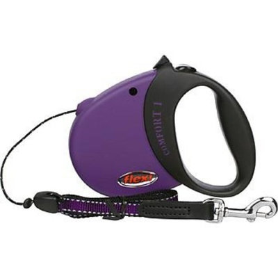 Flexi Comfort - Small - 26 lbs - Purple & Black - 16 FT