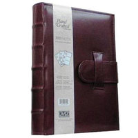 Kleer Vu Kleer-Vu Photo / Memo Album, Leatherette Capri Collection, Burgundy, Holds 300 4x6