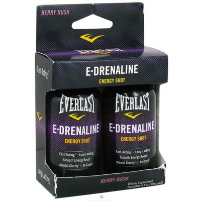 Everlast E-Drenaline Energy Shot - Berry Rush, 2-Count, 2 fl. oz. each (Pack of 2)