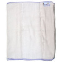Dandelion Diapers 100% Organic Cotton Prefold Diapers - 1 Half Dozen - Size 5 - 15.5 x 18