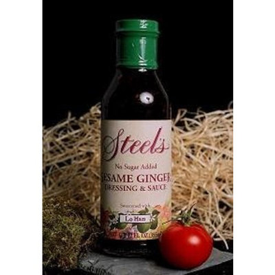 Steel's Gourmet Agave Sesame Ginger Salad Dressing and Marinade -- 13.5 fl oz